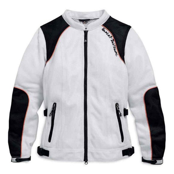 Harley Davidson Jackets & Blazers - Harley-Davidson® Women's Cascade Mesh Functional Jacket, White